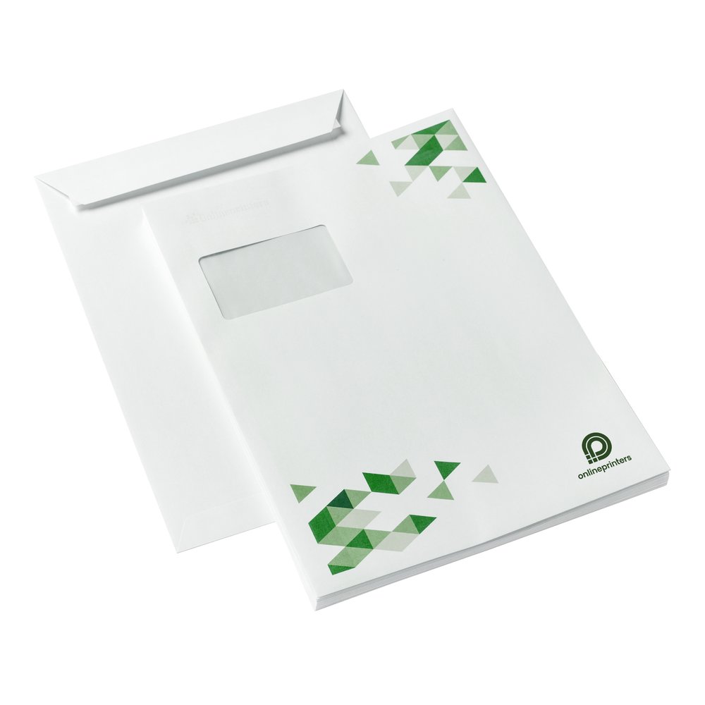 5000 Kuverter med tryk | C4 | 90 g/m² offset paper