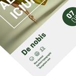 Papirflyer med ensidet lakering.