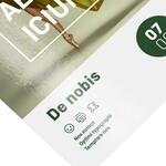 Blank flyer p� bestr�get papir, trykt p� �n side.