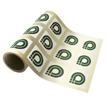 Papiretiketter p rulle, selvklbende.