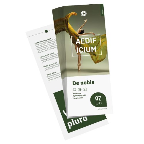 Flyers/Løsblade, Indlæg op til M65, dobbeltsidet tryk 1