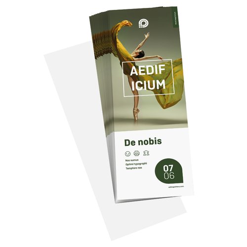 Flyers/Løsblade, Indlæg op til M65, enkeltsidet tryk 1