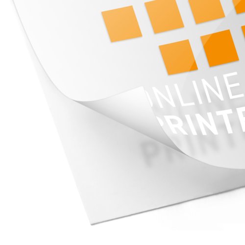 Transparente reklameklistermærker med hvidt tryk 2