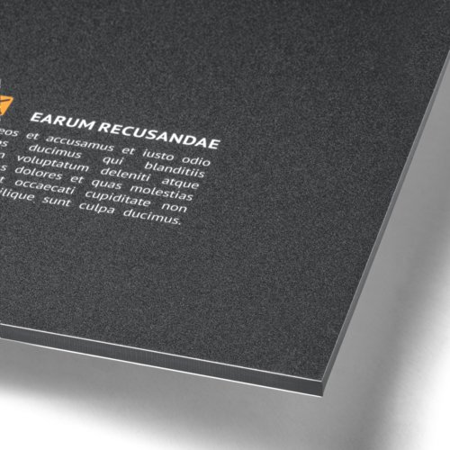 Aluminium kompositpanel i brugerdefineret form.