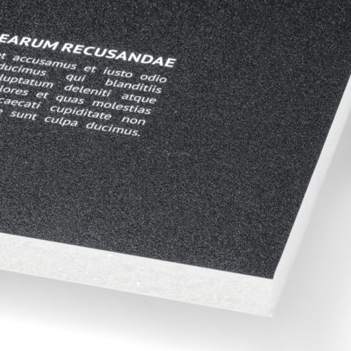 Hrd skumplade i forskellige former.