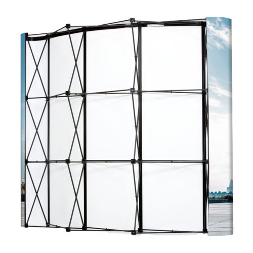 Pop-up-display inkl. tryk, lige, 500,8 x 224 cm 2