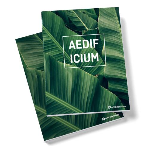 Papir notesblok, vertikalt indbundet.