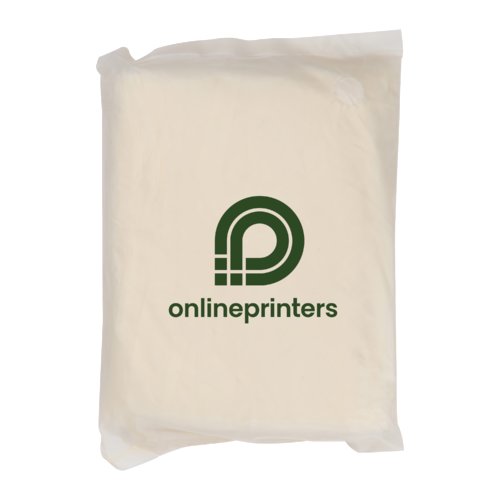 Komposterbar engangsregnponcho.
