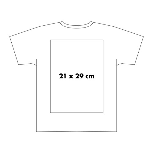 Bomulds T-shirt med korte rmer og rund hals.