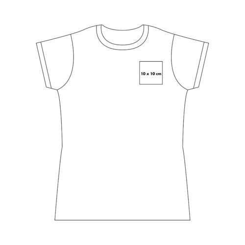 Bomulds T-shirt med korte rmer og rund halsudskring.