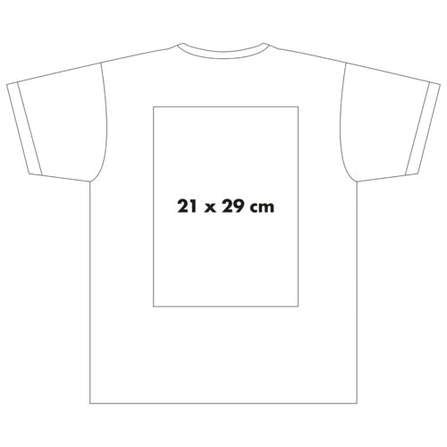 V-hals t-shirt lavet af stof med korte rmer.