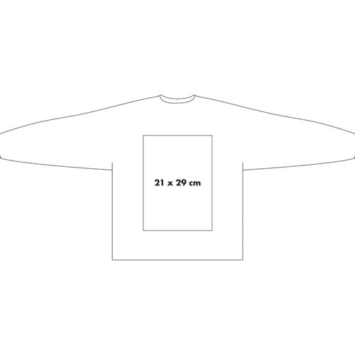 Sweatshirt i stof med lange rmer.