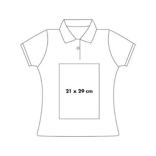 Polo shirt i bomuld med kort knaplukning og krave.