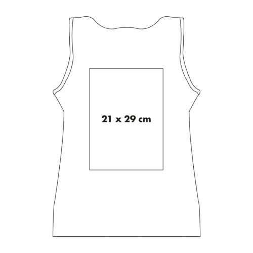 Tanktop i bomuld med brede stropper.