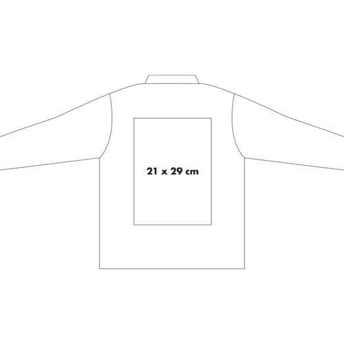 Langærmet poloshirt i bomuld med knapliste.