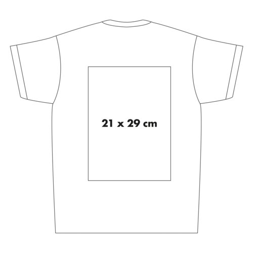 Bomulds T-shirt med korte rmer og rund hals.