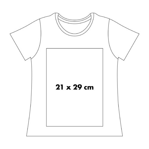 Bomulds T-shirts med korte rmer og rund hals.