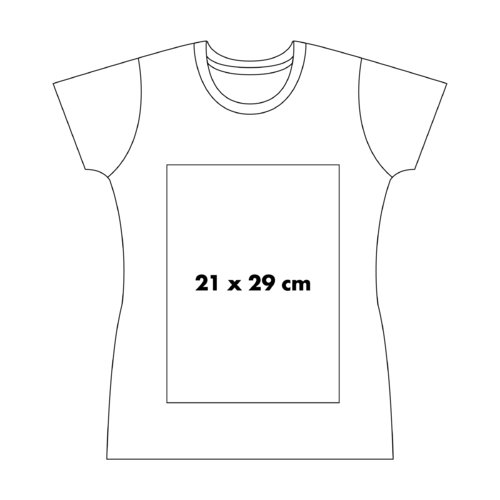 Bomulds T-shirts med korte rmer og rund halsudskring.