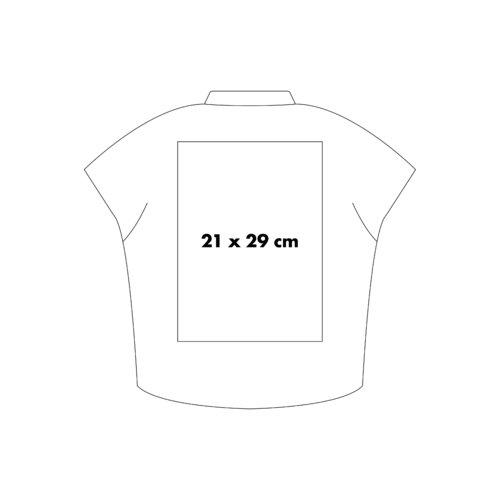 Kortrmet stofbluse med krave.