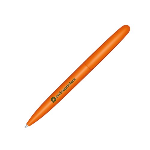Orange bio drejekuglepen med klips.