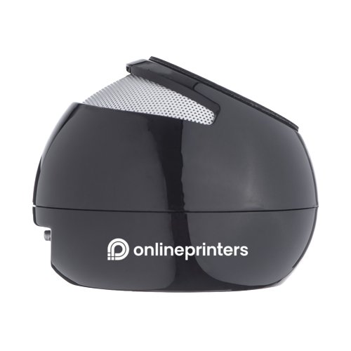 Sort, kugleformet Bluetooth-hjtaler.
