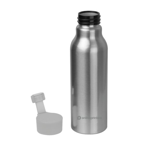 Gr aluminium drikkeflaske med skruelg.