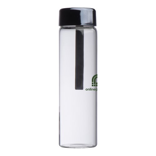 Transparent glasflaske med PP-lg.
