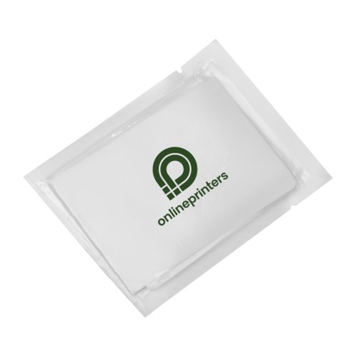 Unisex regnponcho i plastik, genanvendelig og kompakt pakket.