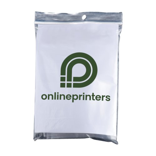 Papirprodukt i plastikemballage med hul til ophng.