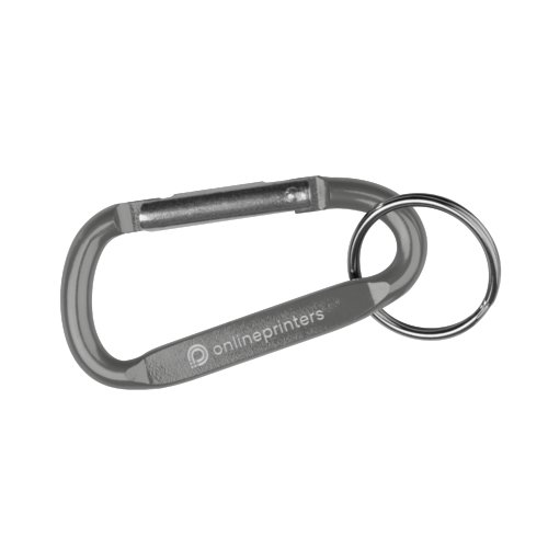 Gr metal nglering i karabinhage-stil med nglering.