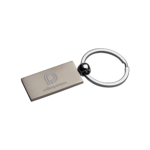 Metal nglering, rektangulr med metalring.