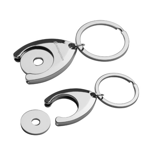 Metal nglering med indkbsvognsmnt og metalring.