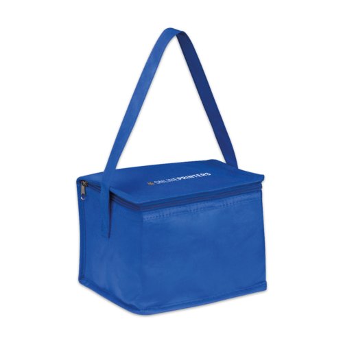 Bl non-woven kletaske med lynls og brehndtag.