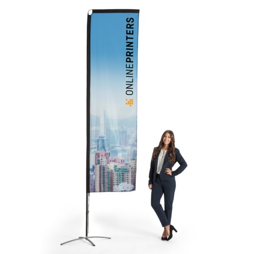 Firkantet flag, tryk, 78 x 290,2 cm 1