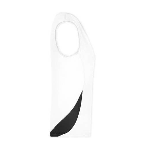 Hvid/sort polyester tanktop til damer.
