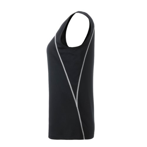 Sort og hvid polyester tanktop til damer.