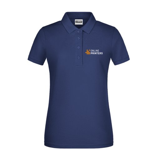 Mrkebl bomulds polo shirt til damer.
