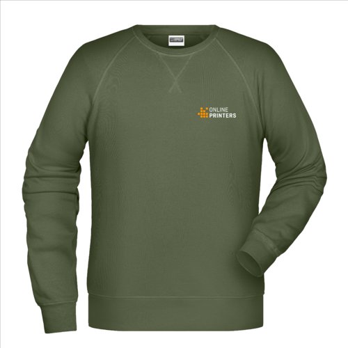Grn bomulds sweatshirt til mnd.