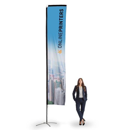 Firkantet flag, tryk, 89 x 390,9 cm 1