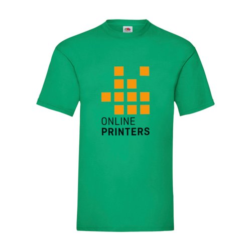 Bomulds T-shirt med korte rmer og rund hals.