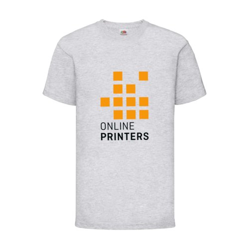 Grmeleret bomulds T-shirt til brn med korte rmer.
