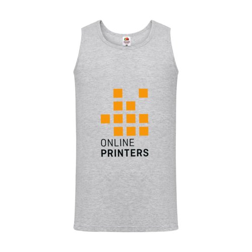Grmeleret bomulds tanktop til mnd.