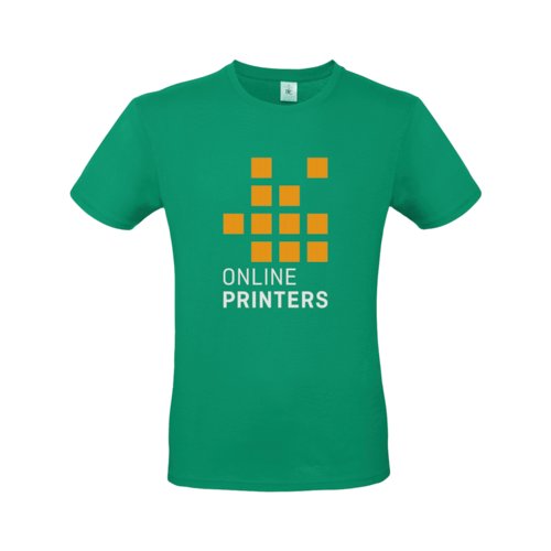 Grn bomulds T-shirt med korte rmer og rund hals.