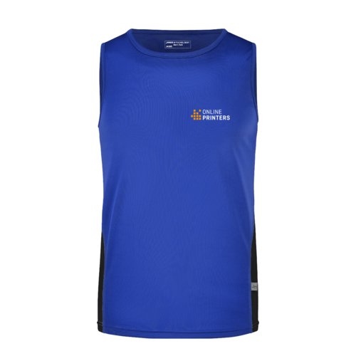 Bl polyester tanktop til mnd.