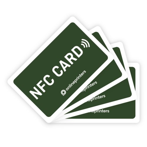 NFC-visitkort, 8,6 x 5,4 cm, 4/4-farvetryk 2