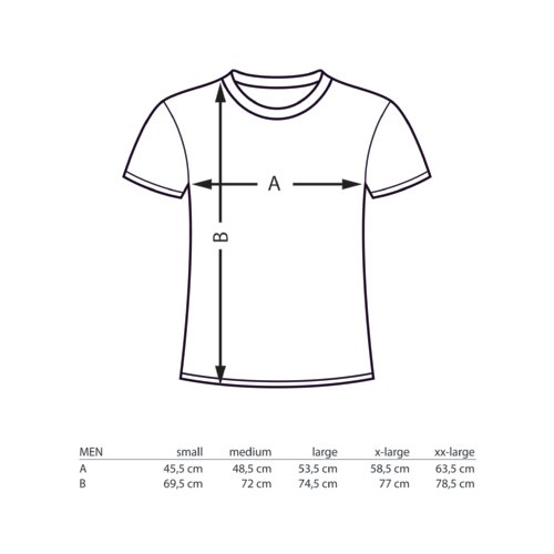 Bomulds-T-shirt med V-udskring og korte rmer.