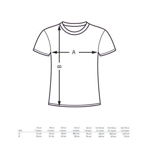 Bomulds-T-shirt med rund hals og korte rmer.