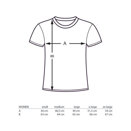 Bomulds T-shirt med rund hals og korte rmer.