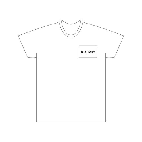 Unisex T-shirt i bomuld med korte ærmer.