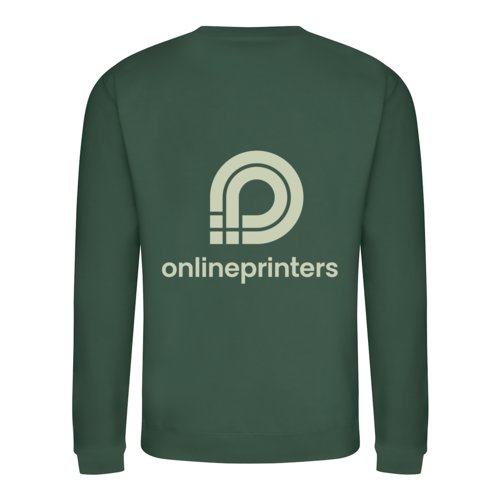 Mrkegrn bomulds-polyester sweatshirt, unisex pasform.